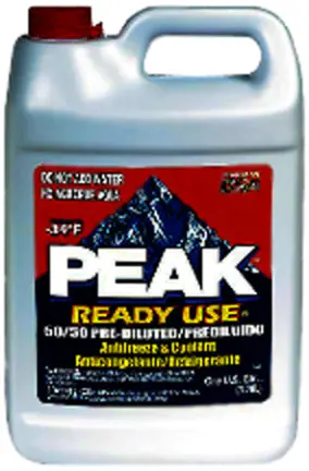 Peak Ready-To-Use Antifreeze – Pre-Mixed Ethylene Glycol Formula, 1 Gallon 1