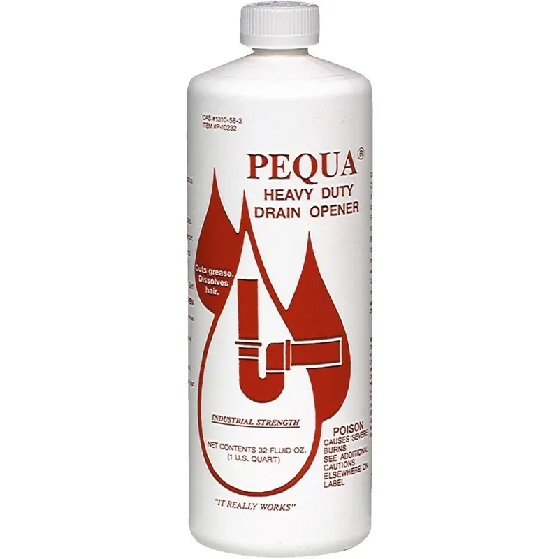 Pequa Heavy-Duty Drain Opener – 32-Ounce Liquid Formula 1