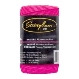 Pink Braided Utility Line – 1/4-Inch Diameter × 250-Foot Roll 1