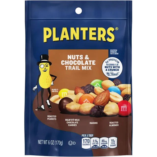 Planters Nuts & Chocolate Trail Mix – Gourmet Snack Blend 1