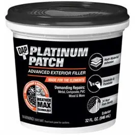 Platinum Patch Exterior Repair Filler – 32-Ounce Tub 1