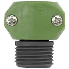 Poly Male Hose Coupler – Dual-Sized (5/8-Inch & 3/4-Inch) For Standard Garden Hoses 1