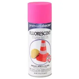 Premium Decor Fluorescent Spray Paint – Electric Pink, 11 Oz, Indoor/Outdoor Use 1