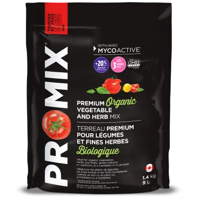 Pro-Mix Organic Vegetable & Herb Growing Medium – Soilless Mix 1