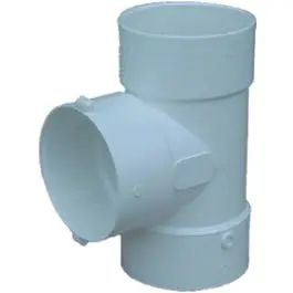 Pvc Sewer & Drain Bull Nose Tee Fitting – 4-Inch Diameter 1