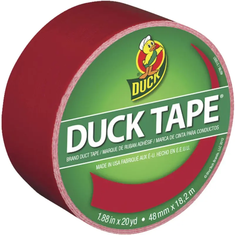 Red Colored Duct Tape By Duck Brand – 1.88 In. X 20 Yd. Roll 1