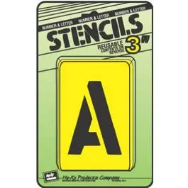 Reusable 3-Inch Letter And Number Stencil Set – Durable Plastic Board 1