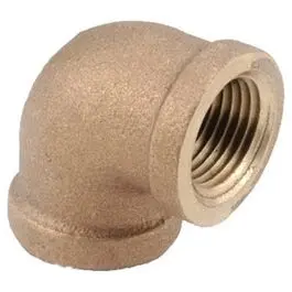 Rough Brass Cast 90-Degree Elbow – 3/4-Inch Npt Fitting 1