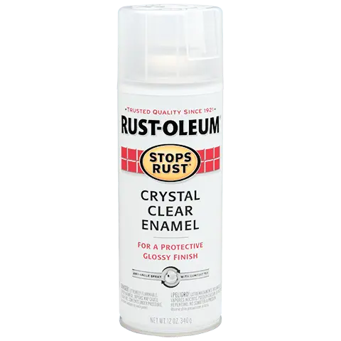 Rust-Oleum Crystal Clear Enamel Protective Spray 1