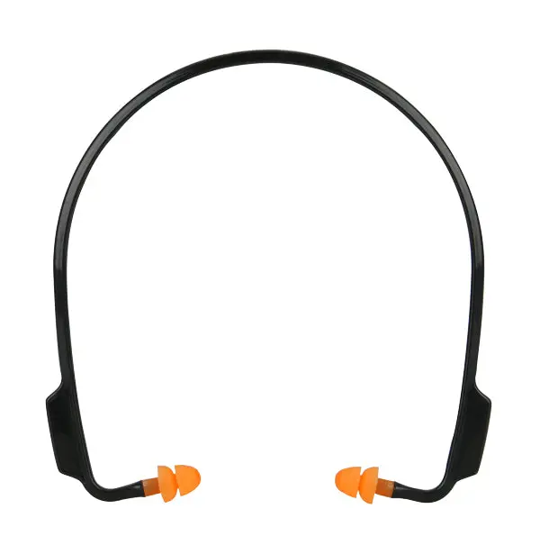 Safety Works Lightweight Reusable Banded Earplugs – Noise Reduction 1