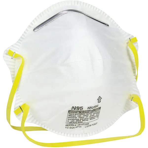 Safety Works N95 Dust Protection Respirator – Single-Use 1