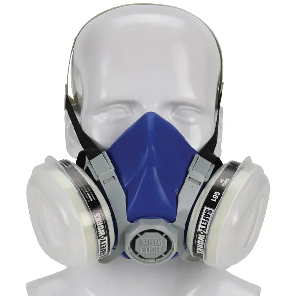 Safety Works Paint & Pesticide Half-Mask Respirator 1