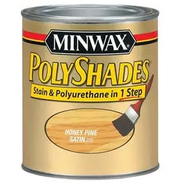 Satin Honey Pine Polyshades Wood Stain – 1-Quart 1