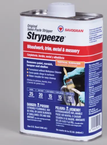 Savogran Strypeeze Semi-Paste Paint & Varnish Remover – Original Formula 1