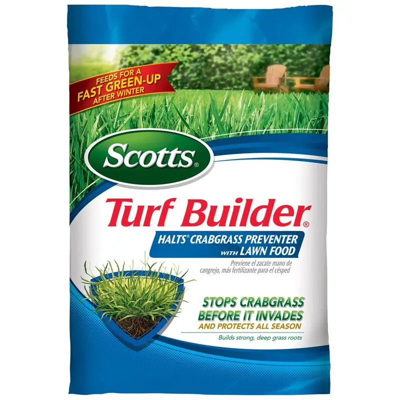 Scotts Turf Builder Halts Crabgrass Preventer + Lawn Food 1