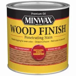 Sedona Red Wood Finish Stain – 1/2-Pint Container 1