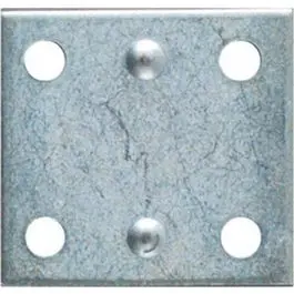 Set Of 4 Zinc-Coated Mending Plates – 1.5-Inch X 1-3/8-Inch 1