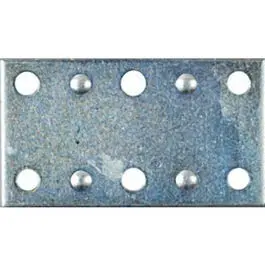 Set Of 4 Zinc-Coated Mending Plates – 2.5-Inch X 1-3/8-Inch 1
