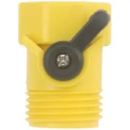 Shut-Off Faucet Connector With Integrated Valve – Polyethylene 1