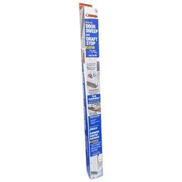 Slide-On Door Sweep And Draft Stopper – 36-Inch Brown Model 1