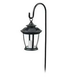 Solar-Powered Candle-Style Lantern With Hanging Hook 1