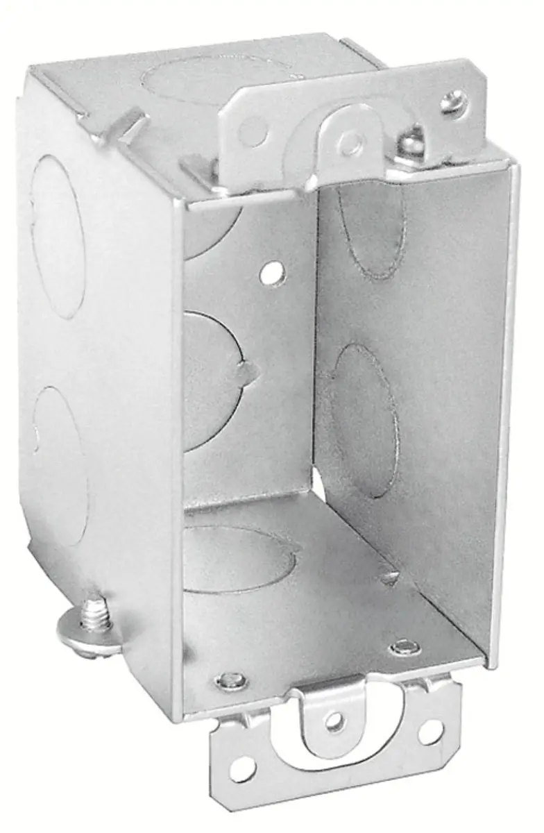 Southwire 3" X 2" Gangable Switch Box – 2-1/2" Deep With Conduit Knockouts 1
