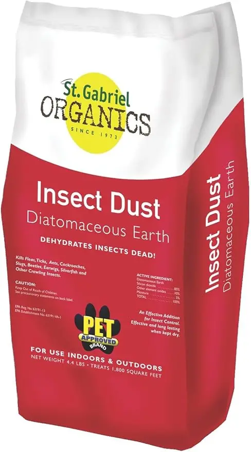 St. Gabriel Organics Food-Grade Diatomaceous Earth For Crawling Insect Control 1