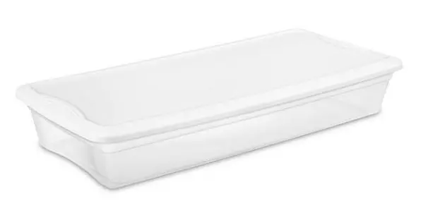 Sterilite Under-Bed Storage Container With Lid 1