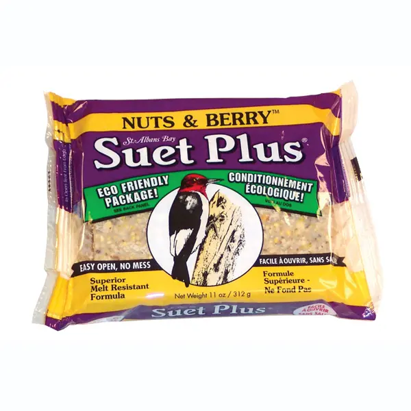 Suet Plus Wild Bird Food – Nut And Berry Blend Cake For Year-Round Feeding 1