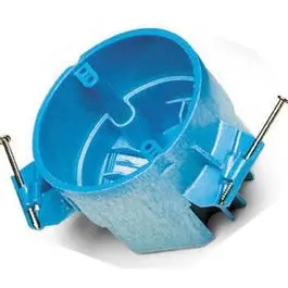 Super Blue Hard-Body Ceiling Electrical Box – New Work 1