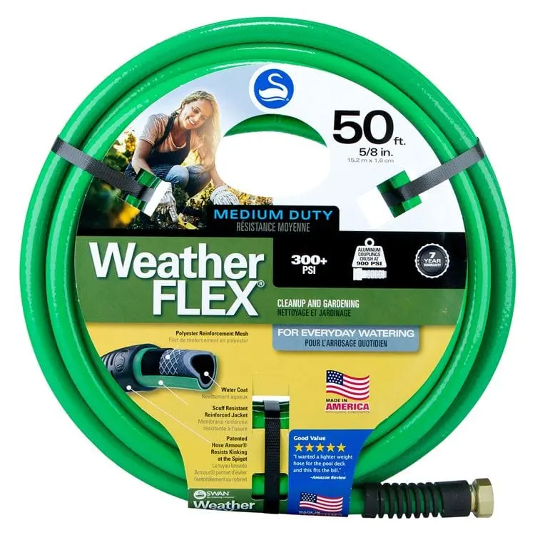Swan Weatherflex Heavy-Duty Expandable Garden Hose 1