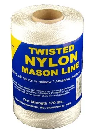 T.W. Evans #18 Twisted Nylon Mason Line – 272 Feet, Durable Layout String 1