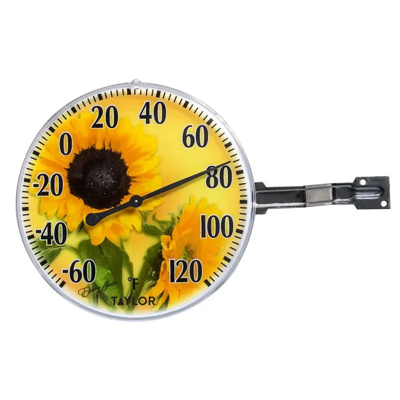 Taylor Sunflower-Shaped Thermometer – 5.25" Diameter 1