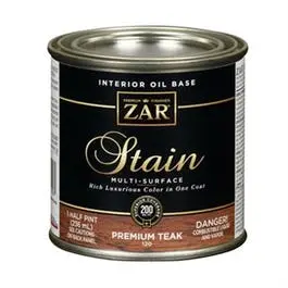 Teak Wood Stain – Half-Pint, Interior-Grade Finish 1