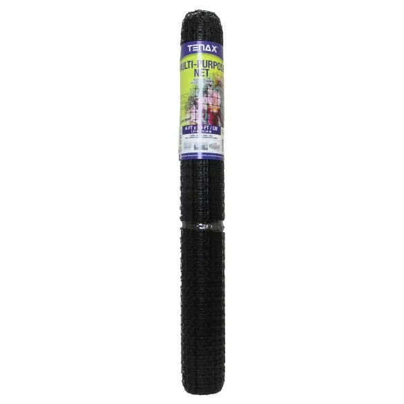 Tenax Black Multipurpose Fence Roll – 4 Feet High × 50 Feet Long 1
