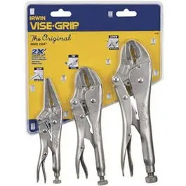 Three-Piece Heavy-Duty Locking Plier Set 1
