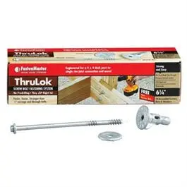 Thrulok Structural Bolts – No Pre-Drilling Required, 6.25-Inch Length, 6-Pack 1