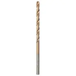 Titanium-Coated Jobber Drill Bit – 1/8-Inch Diameter 1