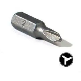 Triple-Y Insert Bit – #2 Size, 1-Inch Length For Precision Fastening 1
