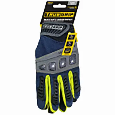 True Grip Heavy-Duty Touchscreen-Compatible Work Gloves With Knuckle Protection 1
