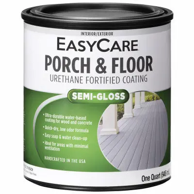 True Value Easycare Porch & Floor Coating – Semi-Gloss, Deep Base, 1-Quart 1