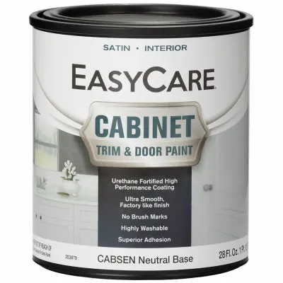 True Value Easycare Satin Neutral-Base Cabinet & Trim Paint – Acrylic Polyurethane Formula 1