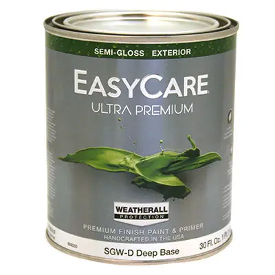 True Value Easycare Ultra Premium Exterior Weatherall Latex Paint — Deep Base Semi-Gloss 1