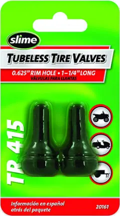 Tubeless Tire Valve Stem – 0.625-Inch Rim Hole Fit, Chrome-Plated Brass 1
