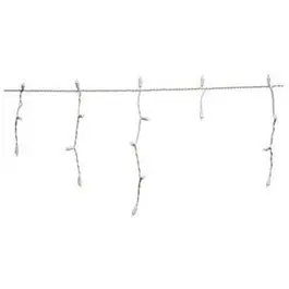 Twinkling Warm White Micro Led Icicle Lights – 105-Light Set For Holiday Decor 1