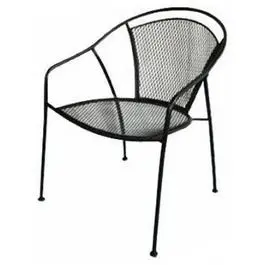 Uptown Patio Bistro Chair – Powder-Coated Steel Frame With Mesh Seat 1