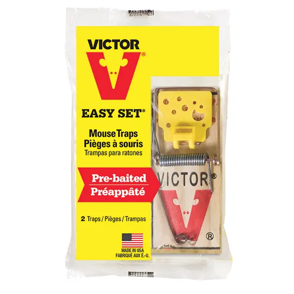 Victor Easy Set Snap Mouse Traps – 2-Pack Rodent Control 1