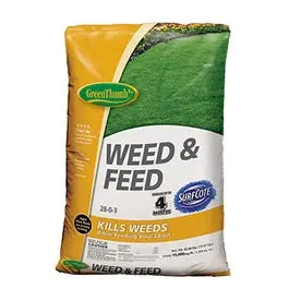 Weed & Feed Fertilizer 28-0-3 – Covers Up To 15,000 Sq Ft 1