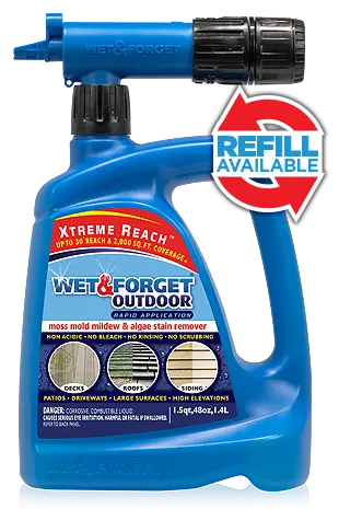 Wet & Forget Xtreme Reach Hose-End Sprayer – Outdoor Mold & Mildew Remover 1