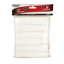 White Knit Roller Cover Refills – 3/8-Inch Nap, 6.5-Inch Width (6-Pack) 1